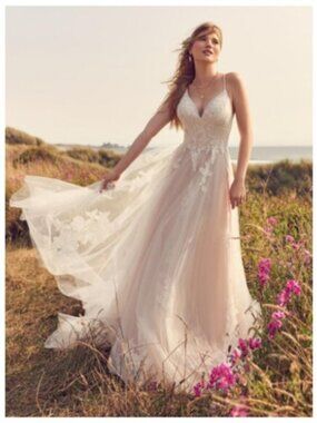 Rebecca Ingram Dahlia 22RT538B01 Sz 10 Wedding Dress NWT